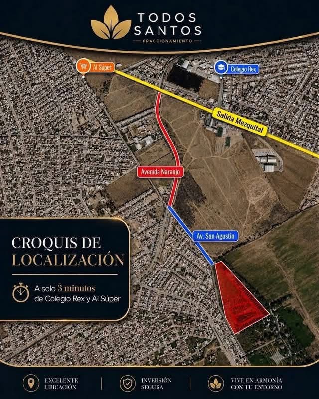 Croquis de localización de Todos Santos